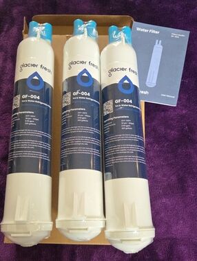 GLACIER FRESH EDR3RXD1 Compatible 4396841 Refrigerator Water Filters 3 of 3 NEW